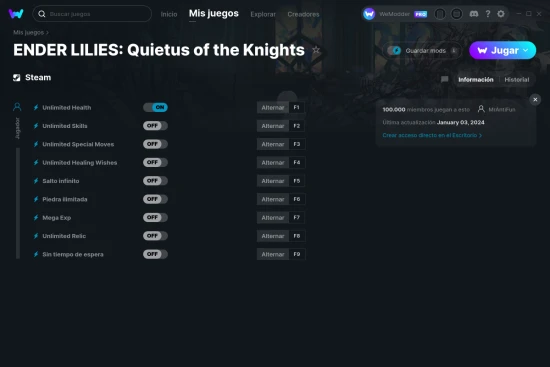 captura de pantalla de las trampas de ENDER LILIES: Quietus of the Knights