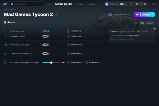 Mad Games Tycoon 2 Cheats Screenshot
