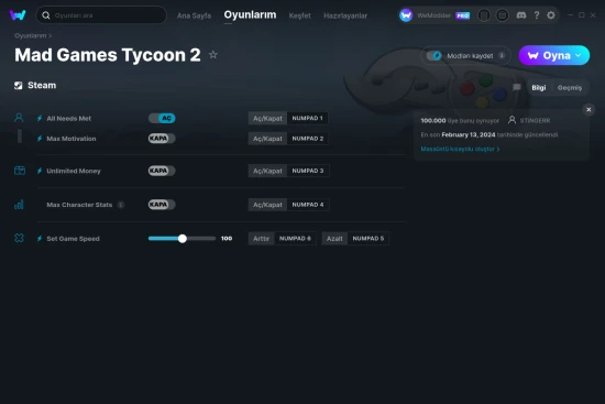 Mad Games Tycoon 2 hilelerin ekran görüntüsü