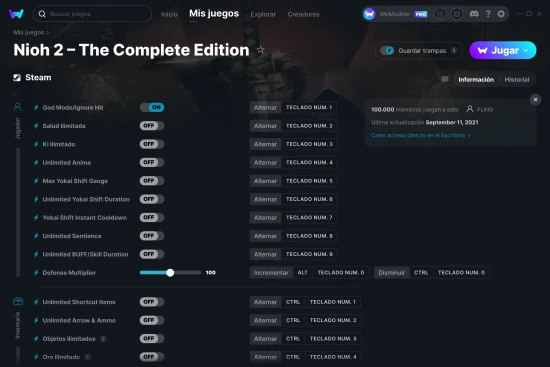captura de pantalla de las trampas de Nioh 2 – The Complete Edition