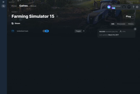 Farming Simulator 15 cheats screenshot
