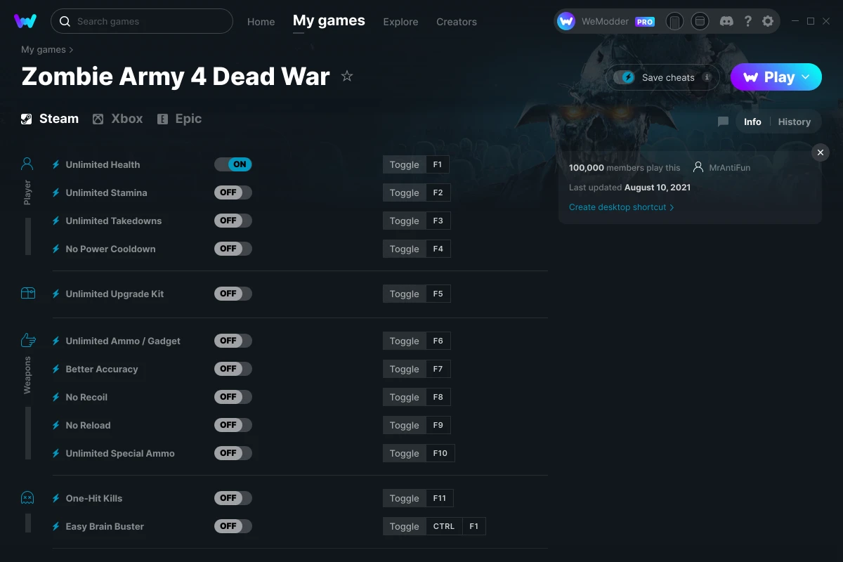 Zombie Army 4: Dead War on Steam