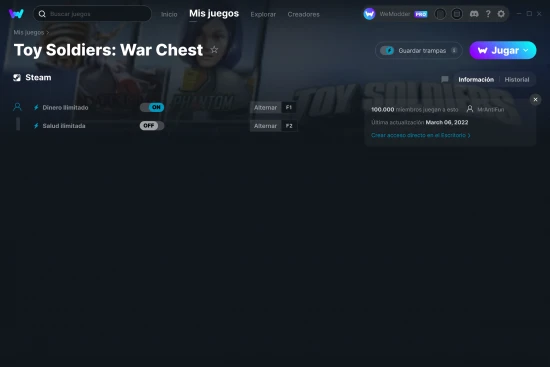 captura de pantalla de las trampas de Toy Soldiers: War Chest
