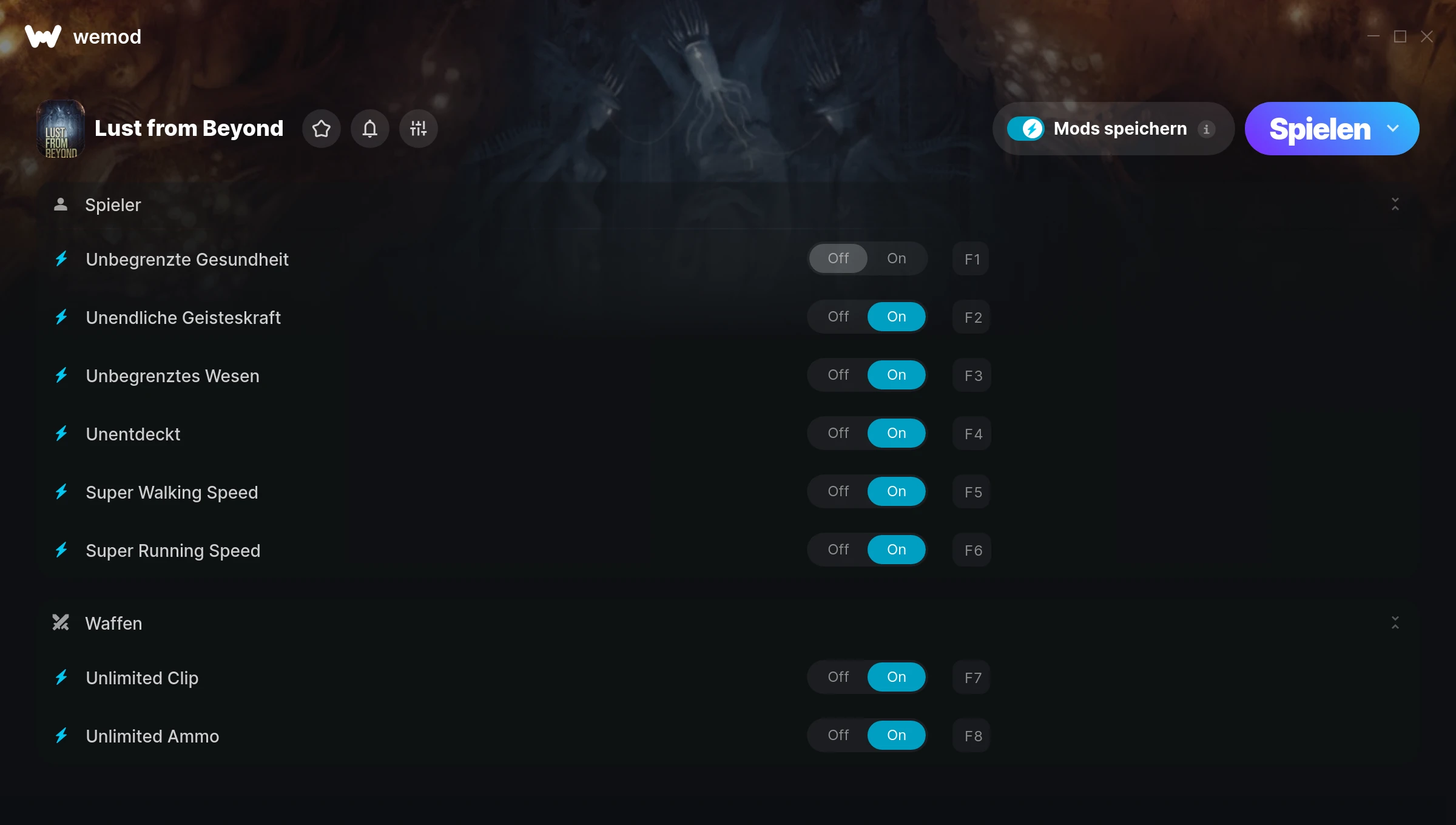 Lust from Beyond Cheats Screenshot
