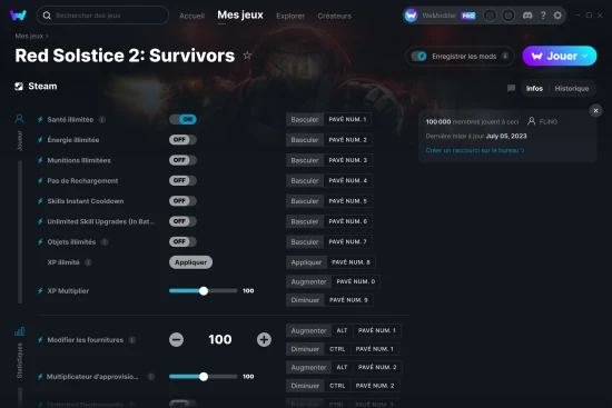 Capture d'écran de triches de Red Solstice 2: Survivors