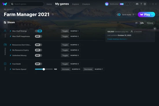 Farm Manager 2021 cheats screenshot