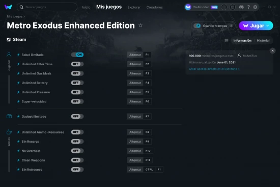 captura de pantalla de las trampas de Metro Exodus Enhanced Edition