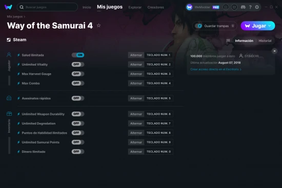 captura de pantalla de las trampas de Way of the Samurai 4
