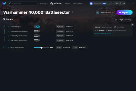 Warhammer 40,000: Battlesector hilelerin ekran görüntüsü