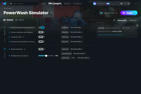 captura de pantalla de las trampas de PowerWash Simulator