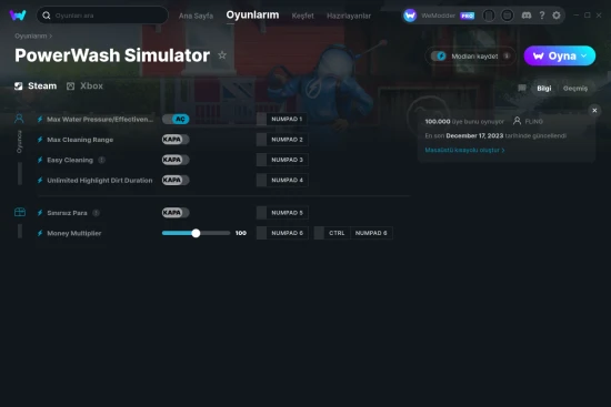 PowerWash Simulator hilelerin ekran görüntüsü