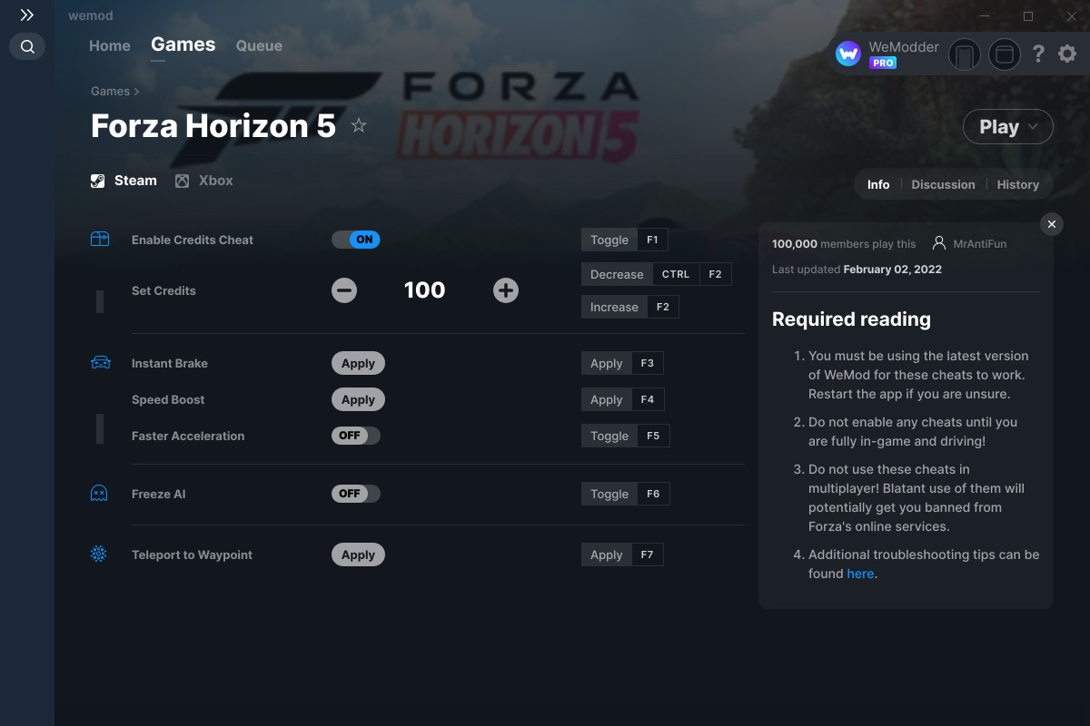 Forza Horizon 5 Cheats & Cheat Codes for Xbox One, Windows, and