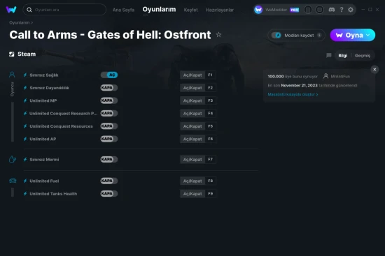 Call to Arms - Gates of Hell: Ostfront hilelerin ekran görüntüsü