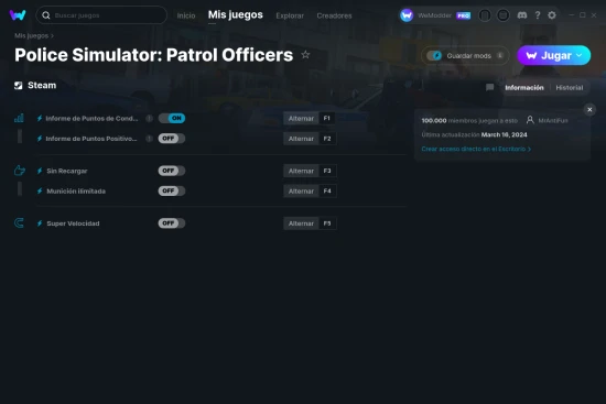 captura de pantalla de las trampas de Police Simulator: Patrol Officers