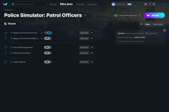 Capture d'écran de triches de Police Simulator: Patrol Officers