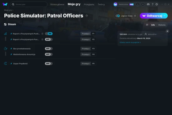 cheaty Police Simulator: Patrol Officers zrzut ekranu