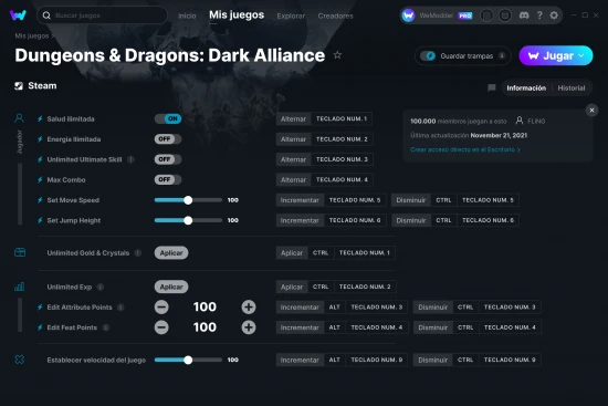 captura de pantalla de las trampas de Dungeons & Dragons: Dark Alliance