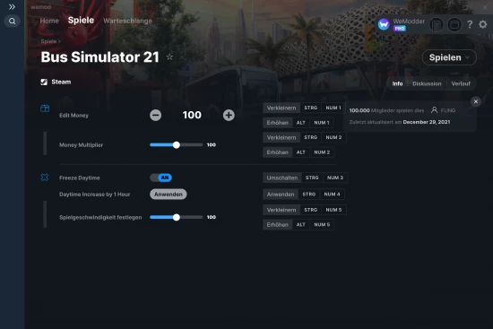 Bus Simulator 21 Cheats Screenshot