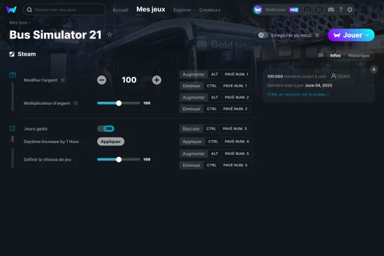 Capture d'écran de triches de Bus Simulator 21