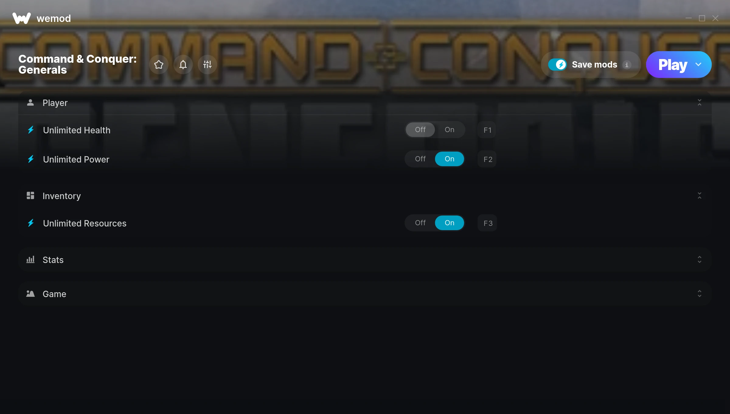 Command & Conquer Generals Cheats & Trainers for PC WeMod