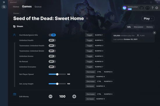 Seed of the Dead: Sweet Home cheats screenshot