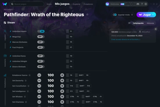 captura de pantalla de las trampas de Pathfinder: Wrath of the Righteous