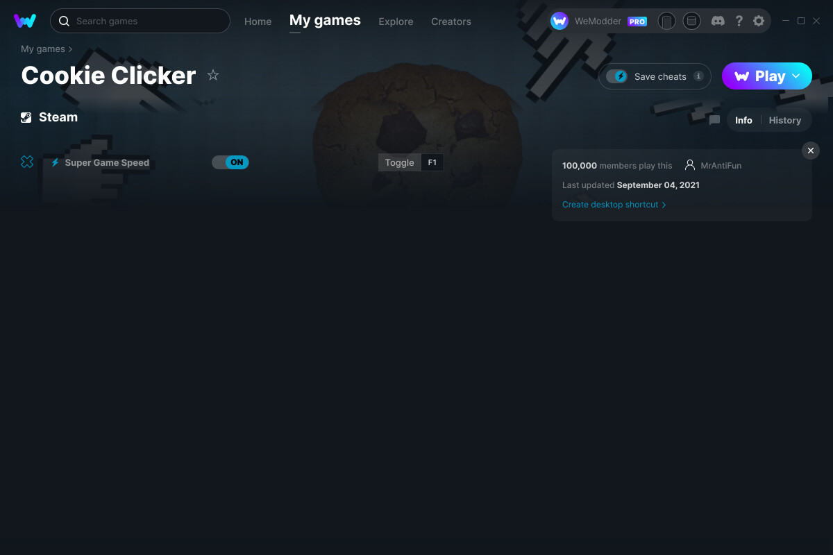 Cookie Clicker is now on Steam