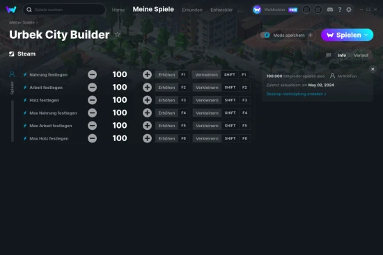 Urbek City Builder Cheats Screenshot