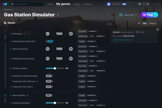 Gas Station Simulator cheats screenshot
