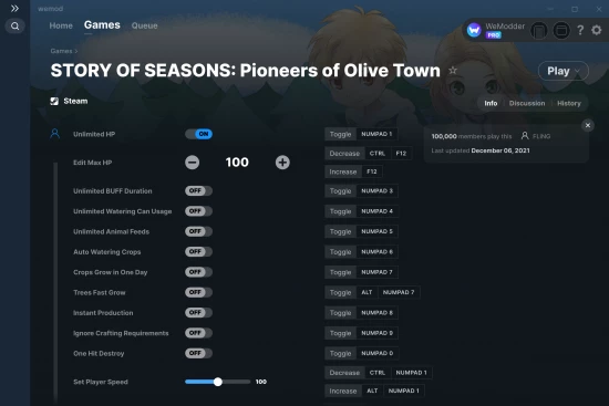 STORY OF SEASONS: Pioneers of Olive Town cheats screenshot