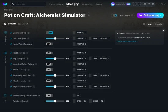 cheaty Potion Craft: Alchemist Simulator zrzut ekranu