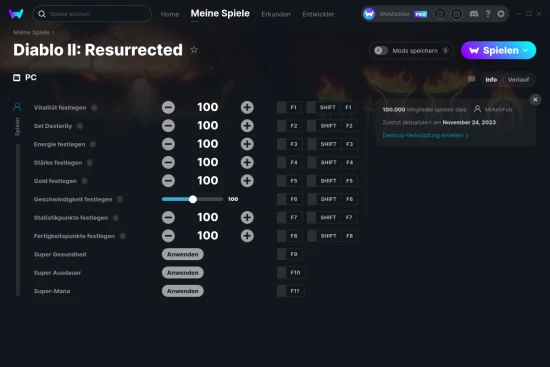 Diablo II: Resurrected Cheats Screenshot