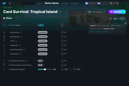 Card Survival: Tropical Island Cheats Screenshot