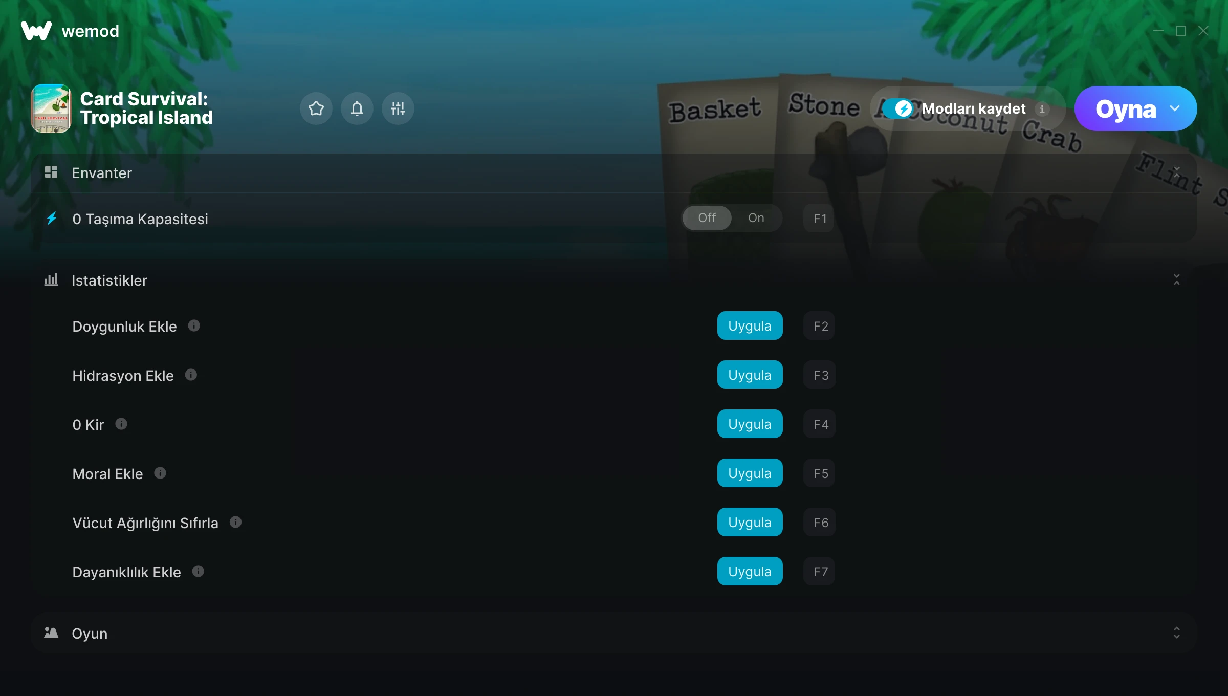 Card Survival: Tropical Island hilelerinin ekran görüntüsü
