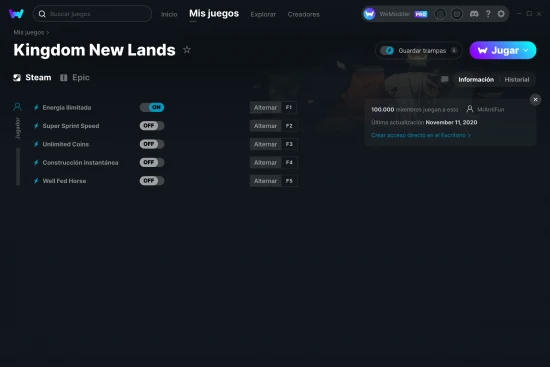 captura de pantalla de las trampas de Kingdom New Lands
