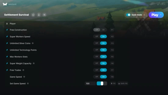 Settlement Survival cheats screenshot