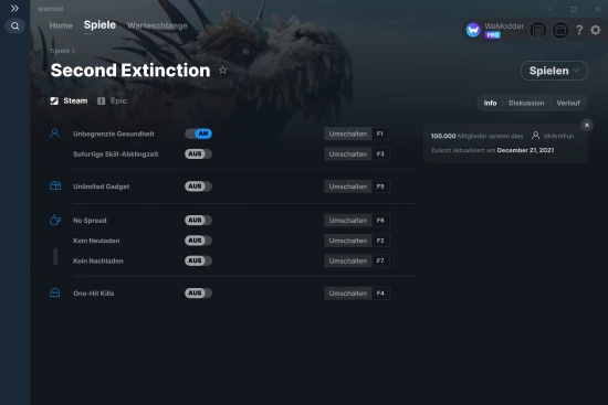 Second Extinction Cheats Screenshot