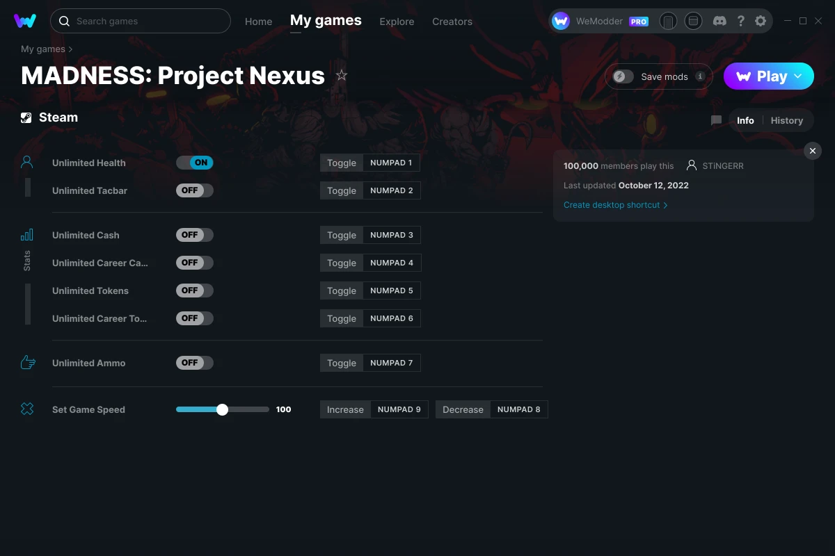 Madness - Project Nexus Hacked / Cheats - Hacked Online Games