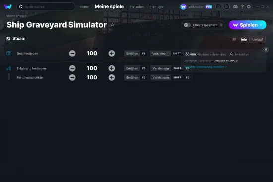 Ship Graveyard Simulator Cheats Screenshot