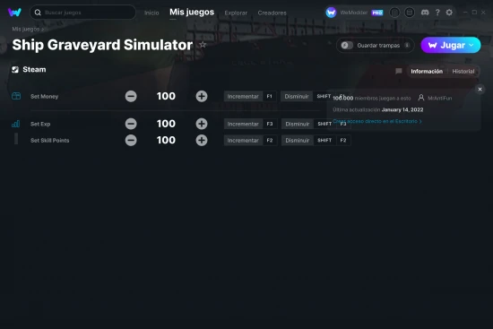 captura de pantalla de las trampas de Ship Graveyard Simulator