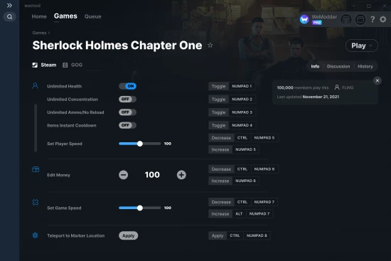 Sherlock Holmes Chapter One cheats screenshot