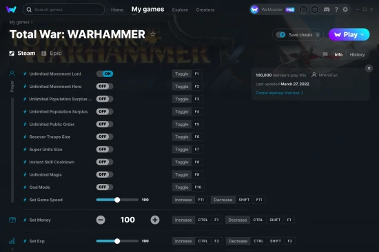 total war warhammer 3 multiplayer cheats