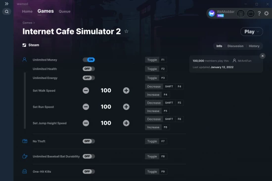 Internet Cafe Simulator 2 cheats screenshot