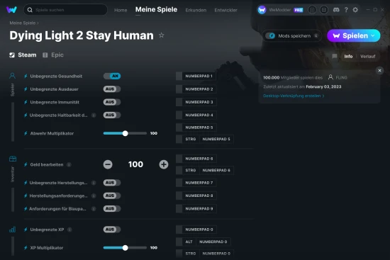 Dying Light 2 Stay Human Cheats Screenshot