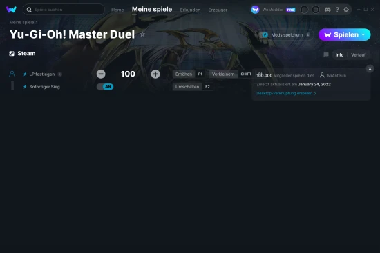 Yu-Gi-Oh! Master Duel Cheats Screenshot