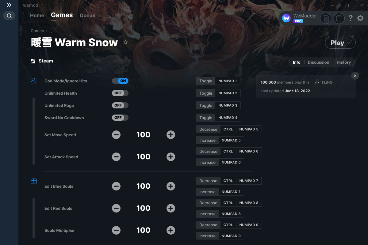 暖雪 Warm Snow Cheats and Trainer for Steam - Trainers - WeMod Community