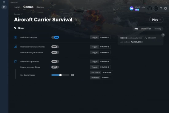 Aircraft Carrier Survival cheats screenshot