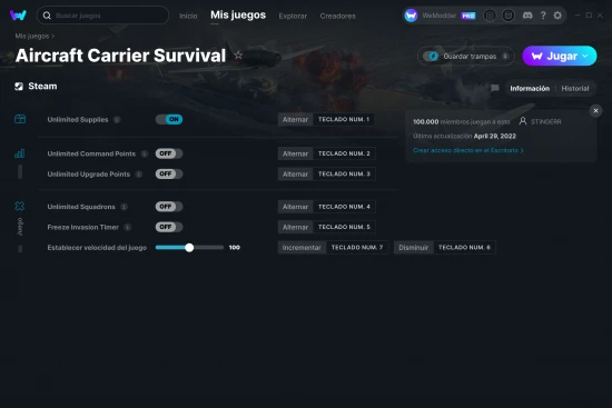 captura de pantalla de las trampas de Aircraft Carrier Survival