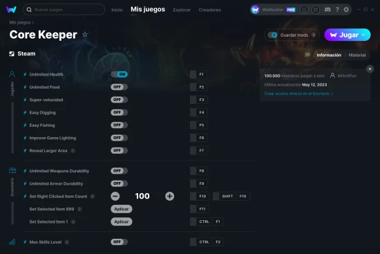 captura de pantalla de las trampas de Core Keeper