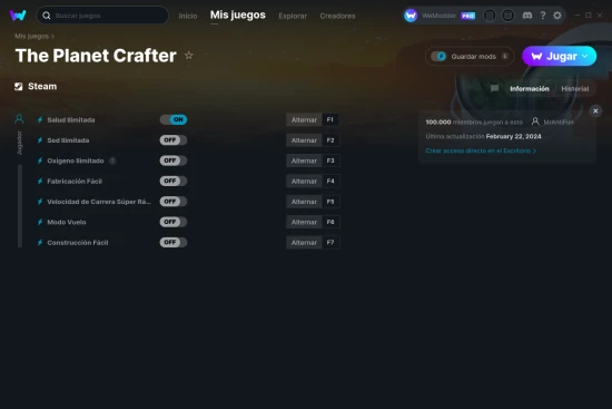 captura de pantalla de las trampas de The Planet Crafter